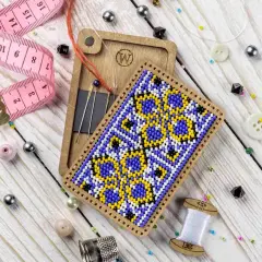 Bead Embroidery Kit for creating a needle box