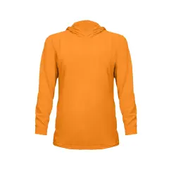 RADYAN&reg; Men's Long Sleeve Classic Fit High Visibility Safety Hoodie Light orange