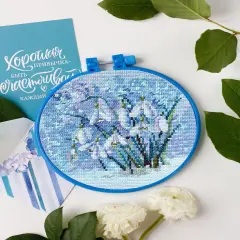 Cross-stitch kit Under the snow