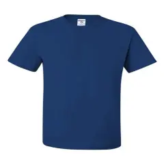 JERZEES&reg; Dri Power Ringspun Short Sleeve Crewneck T-Shirt Royal