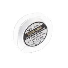 Miyuki Dura-Line 0.12mm Strong Beading Thread, 20m Clear