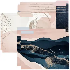 bloom daily planners File Folder Set, Golden Hour