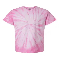 Spirited Cyclone Pinwheel Tie-Dyed Shirt - 200CY | 100% Cotton Tee | RADYAN&reg; Pink