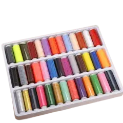 39PCS/Set Assorted Colorful Polyester Sewing Thread Spools