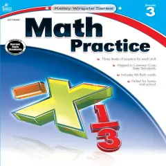 Carson Dellosa 3rd Grade Math Workbook, Algebra, Multiplication, Division, Arithmetic, Fractions, Addition and Subtraction Within 1000, and More, Classroom or Homeschool Curriculum