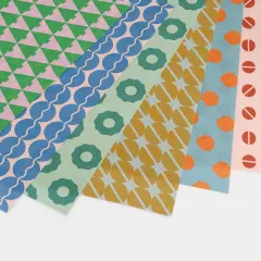 Minimal Colorful Holiday Gift Wrap