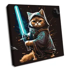 Painting by Numbers kit Warrior cat KHO4484