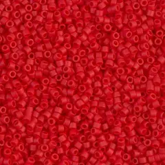 Miyuki Delica Bead 11/0, DB0753, Matte Op Red, 50 grams