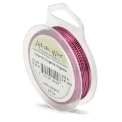 Artistic Wire Jewelry Wire Spools 24 Gauge (20-Yd) Magenta