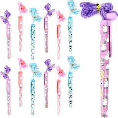 12 Pieces Kitty Cat Necklace Rope Pen