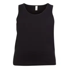BELLA + CANVAS&reg; Youth Jersey Crew Neck Tank Top - 3480Y Black