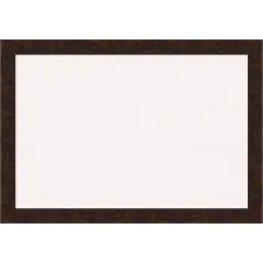 William Mottled Bronze Narrow Framed Corkboard, White Cork