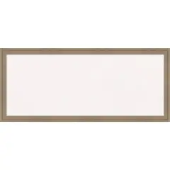 Florence Framed Corkboard, White Cork Light Brown