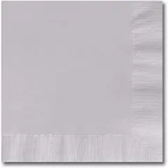Silver Luncheon Napkins