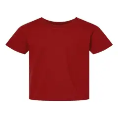 Rabbit Skins&reg; Toddler Cotton Jersey Crew Neck Short Sleeve Tee - 3301T Garnet
