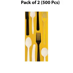 Polypro Medium Duty Black Fork | Kitchen Essentials with Durability and Style | RAHEEV&reg;