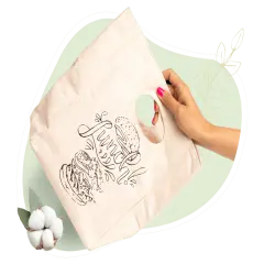 Canvas Lunch Tote Bag