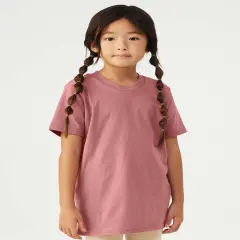 BELLA + CANVAS&reg; Youth Jersey Crewneck Short Sleeve Tee Mauve