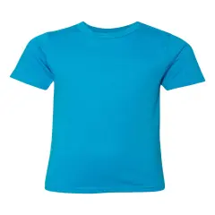 Next Level&reg; Youth Short Sleeve Crewneck CVC T-Shirt Turquoise