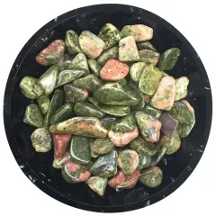 Unakite Mini Crystal Chips &ndash; Size 2