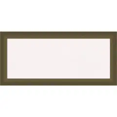 Blaine Narrow Framed Corkboard, White Cork Bronze