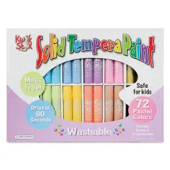 Kwik Stix Tempera Paint - Set of 72, Pastel Colors