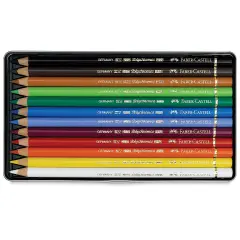 Faber-Castell Polychromos Pencil Set - Assorted Colors, Set of 12