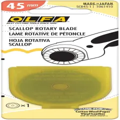 OLFA Decorative Edge Rotary Blade 45mm-Scallop