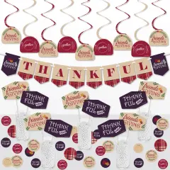 Big Dot of Happiness Friends Thanksgiving Feast - Friendsgiving Supplies Decoration Kit - Decor Galore Party Pack - 51 Pieces