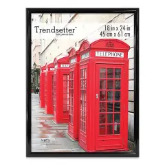 MCS Trendsetter Acrylic Poster Frame - 18" x 24" x 1/4", Black