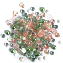 Buttons Galore Sparkletz DIY Craft Embellishments 30 Grams - 3 Packs of Cactus