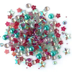 Buttons Galore Sparkletz DIY Craft Embellishments 30 Grams - 3 Packs of Aloha