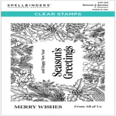 Spellbinders Balsam & Berries Clear Stamps