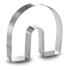 CookieCutter.Com Rainbow Horseshoe Cookie Cutter 4.5 in &ndash;Tin Plated Steel Cookie Cutters &ndash; Made In The USA