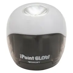 iPoint&reg; Glow Color Changing Battery Pencil Sharpener, Assorted Colors (No Color Choice)