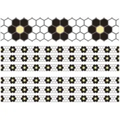 The Hive Floral Mosaic Deco Trim&reg;, 37 Feet Per Pack, 6 Packs