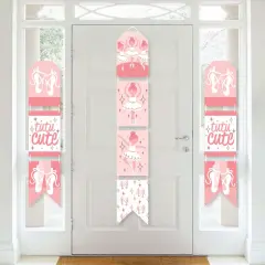 Big Dot of Happiness Tutu Cute Ballerina - Hanging Vertical Paper Door Banners - Ballet Birthday Party Baby Shower Wall Decor Kit - Indoor Door Decor