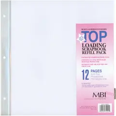 MBI Page Protectors 12"X12"-6/Pkg
