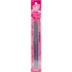 Susan Bates Silvalume Double Point Knitting Needles 7" 4/Pkg-Size 5/3.75mm