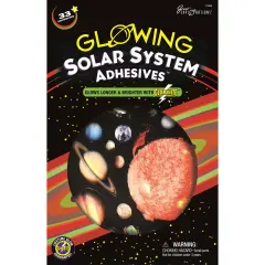 Great Explorations Glowing Adhesives 33/Pkg-Solar System