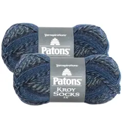 (Pack of 2) Patons Kroy Socks FX Yarn-Cadet