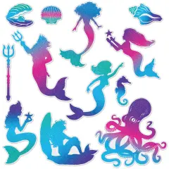 Mermaid Cutouts, (Pack Of 12)