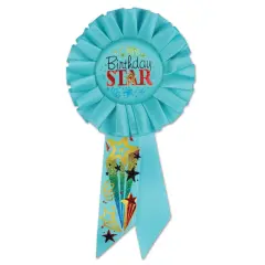 Birthday Star Rosette (Pack of 6)