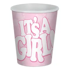 It's A Girl! Beverage Cups (Pack of 12)