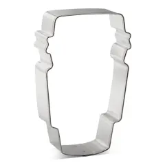 Latte Cup Cookie Cutter 4 in, CookieCutter.com, Tin Plated Steel, Handmade in the USA