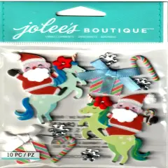 Jolee's Boutique Santa & Unicorns Dimensional Stickers