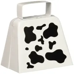 Cow Print Cowbell (Pack of 12)