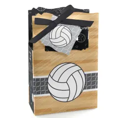 Big Dot of Happiness Bump, Set, Spike - Volleyball - Baby Shower or Birthday Party Favor Boxes - Set of 12