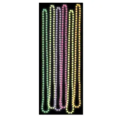 Glow In The Dark Party Beads (Pack Of 12)