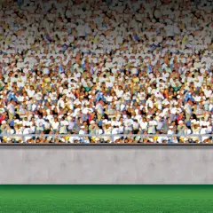 Lower Deck Stadium Backdrop (Pack of 6)